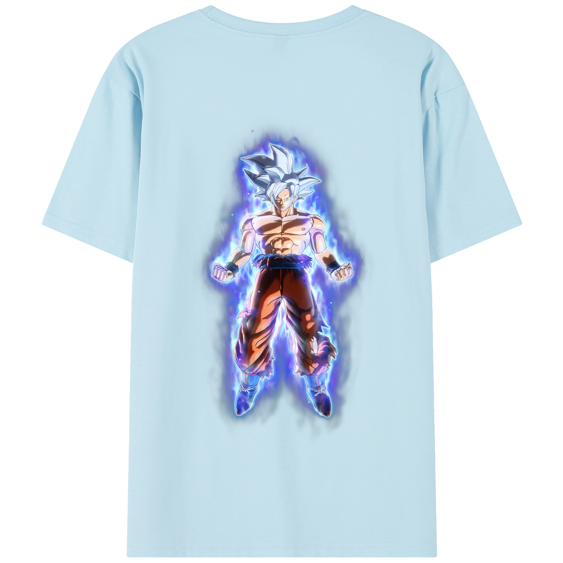 （画像用） ドラゴンボール 孫悟空（そん ごくう）Son Goku カカロット DRAGON BALL Kakarotto 綿100％半袖Tシャツ（背面プリント）
